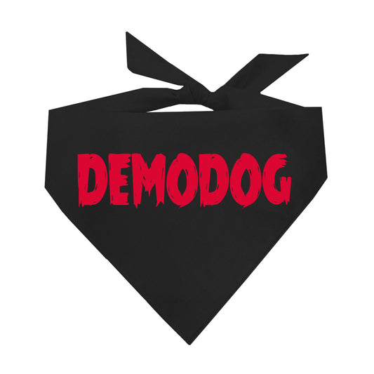 Demodog Halloween Triangle Dog Bandana