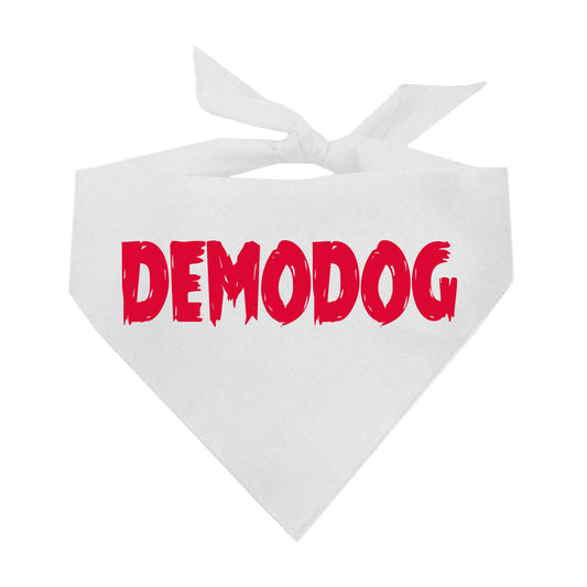 Demodog Halloween Triangle Dog Bandana