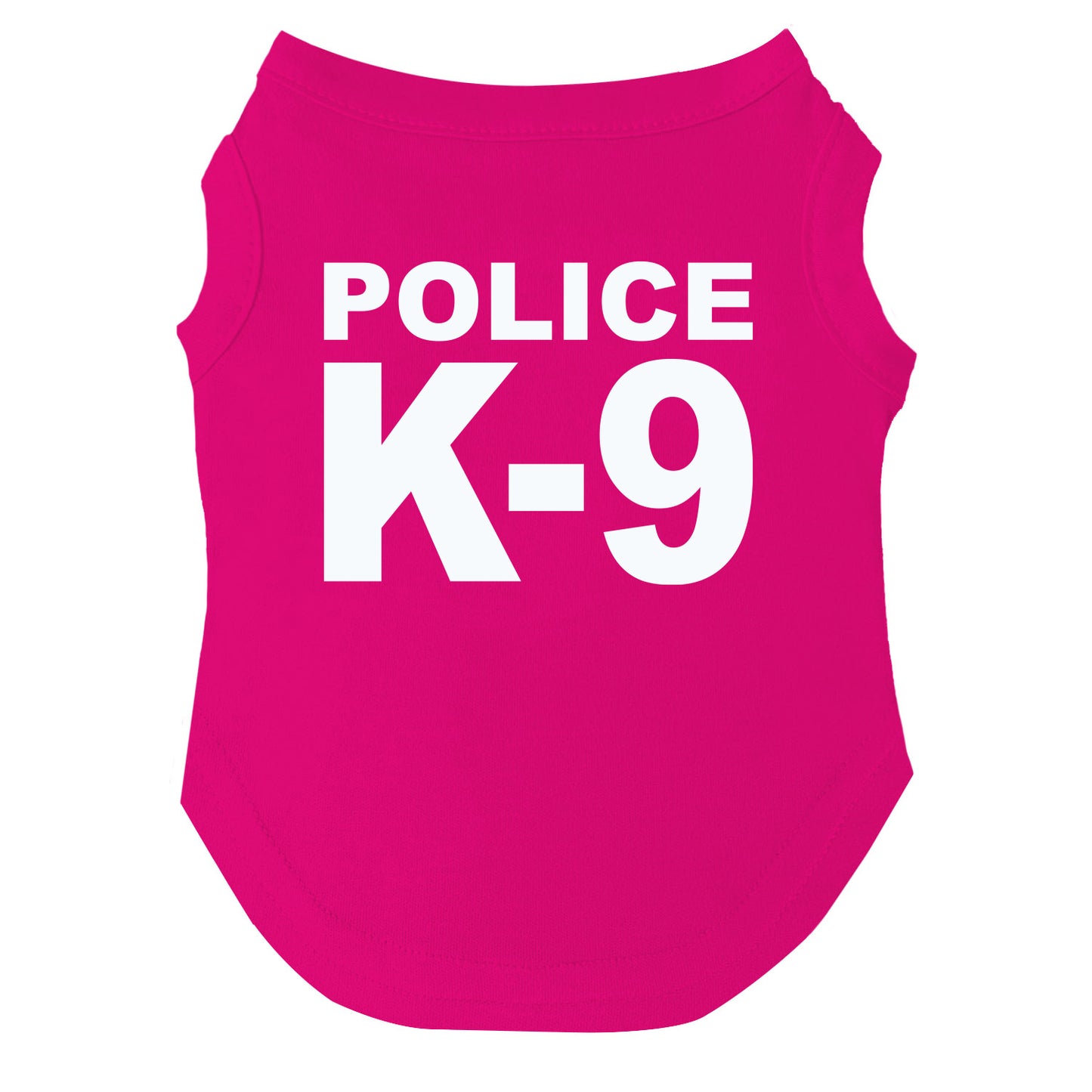 Police K-9 Dog Tee | Soft Cotton Blend | Made in USA | Law Enforcement Pet Outfit