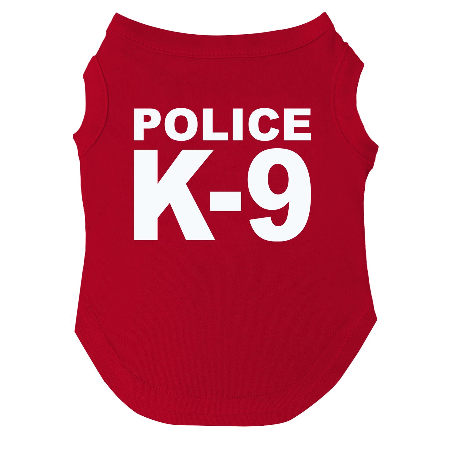Police K-9 Dog Tee | Soft Cotton Blend | Made in USA | Law Enforcement Pet Outfit