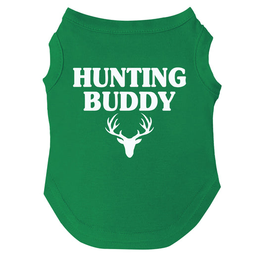 Hunting Buddy Dog Tee | Soft Cotton Blend | Made in USA | Outdoor & Hunting Pet Outfit