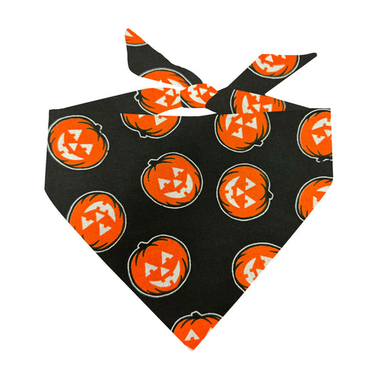 All Over Glow Pumpkin Triangle Bandana
