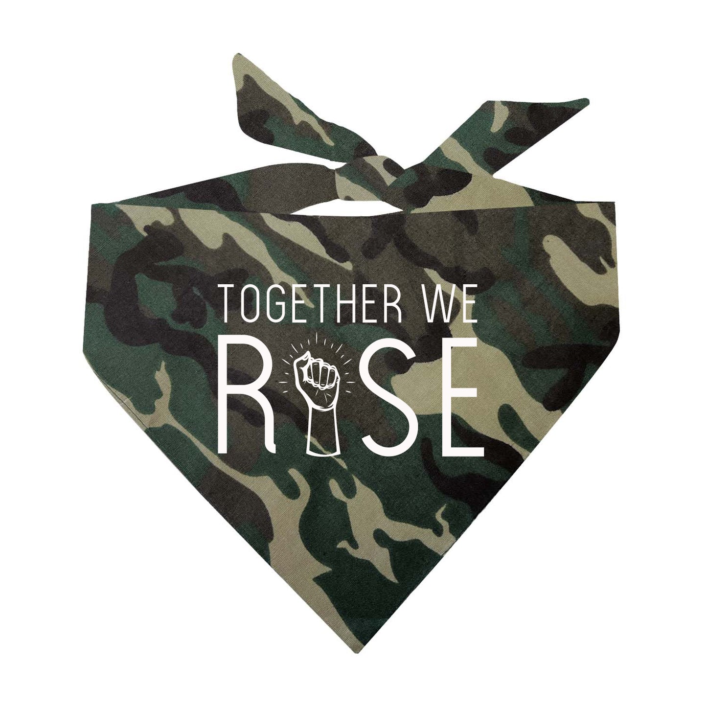 Together We Rise Triangle Dog Bandana