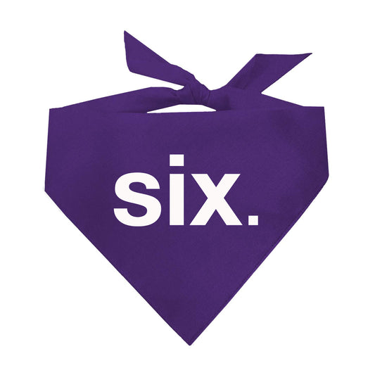 Six Triangle Dog Bandana