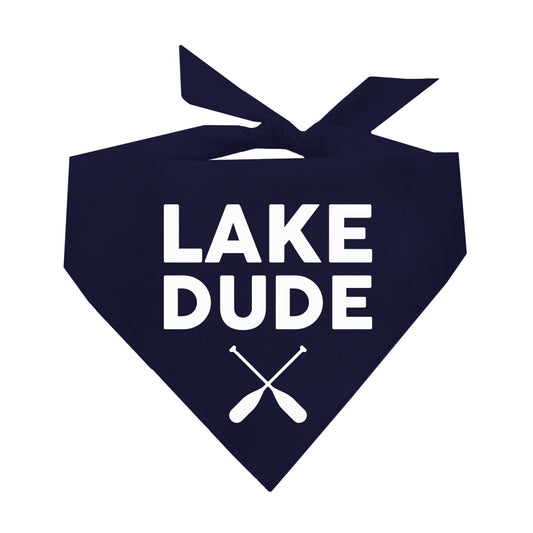 Lake Dude Triangle Dog Bandana