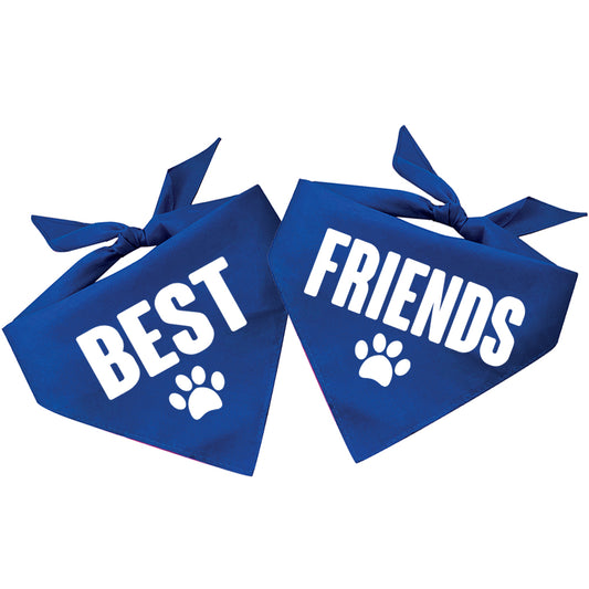 Best Friends Triangle Dog Bandana (2 Bandanas)