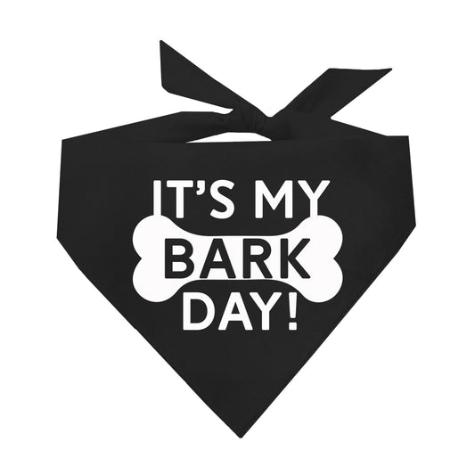 It's My Bark Day! Birthday Triangle Dog Bandana