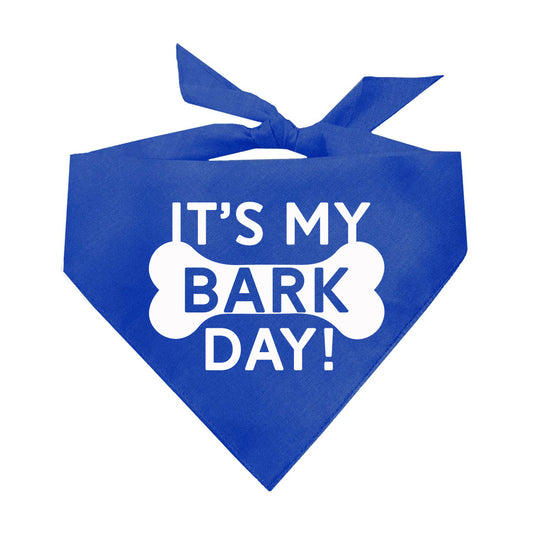 It's My Bark Day! Birthday Triangle Dog Bandana