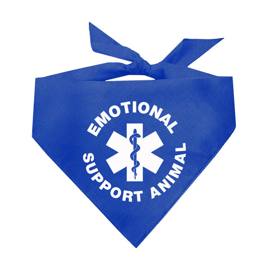 Emotional Support Animal Triangle Dog Bandana