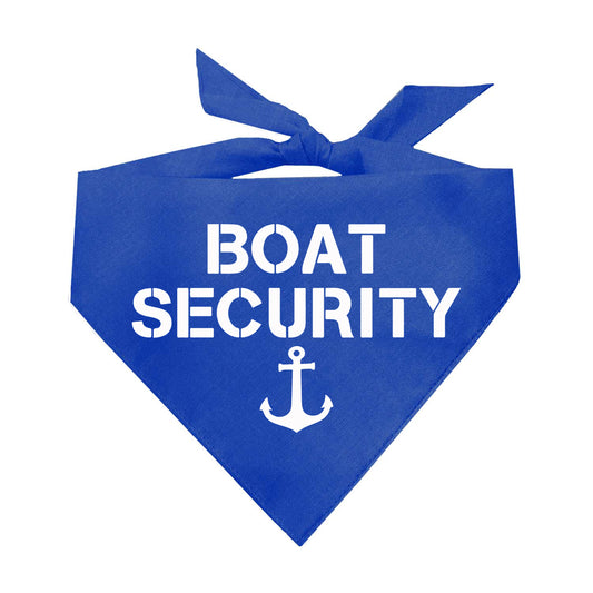 Boat Security Triangle Dog Bandana