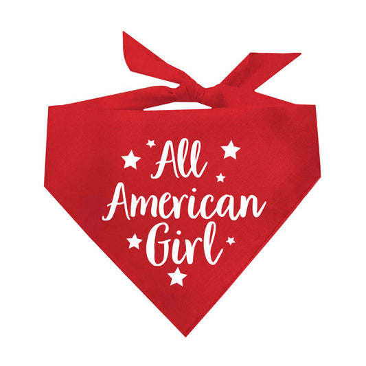All American Girl Triangle Dog Bandana
