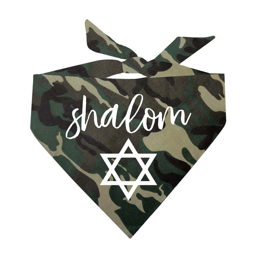 Shalom Triangle Dog Bandana