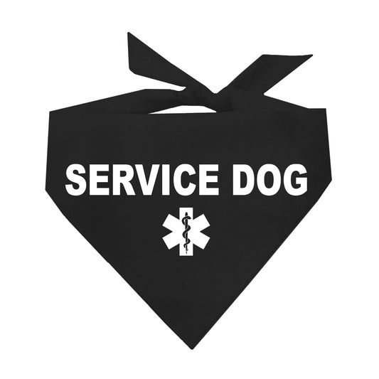 Service Dog Triangle Dog Bandana