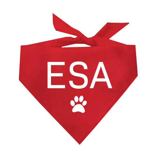 ESA Emotional Support Animal Triangle Dog Bandana