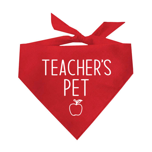 Teacher's Pet Triangle Dog Bandana
