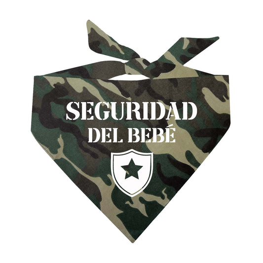 Seguridad Del Bebe (Baby Security) Triangle Dog Bandana