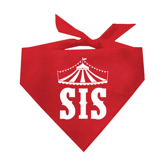 Sis Carnival Theme Triangle Dog Bandana