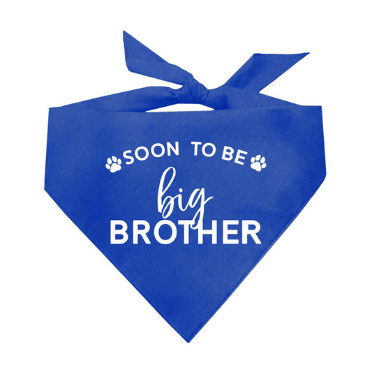 Soon To Be Big Brother Triangle Dog Bandana