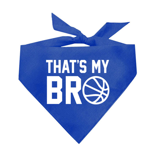 That's My Bro (Basketball) Triangle Dog Bandana