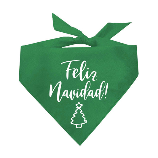 Feliz Navidad! Triangle Dog Bandana