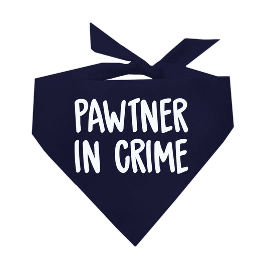 Pawtner In Crime Triangle Dog Bandana