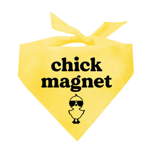 Chick Magnet With Chick Easter Triangle Dog Bandana