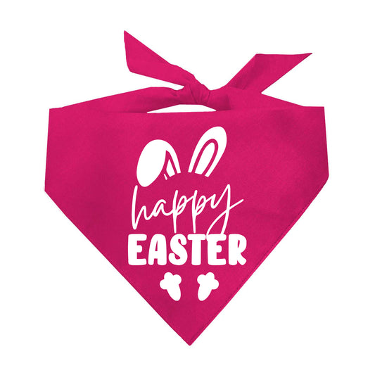 Happy Easter Funny Easter Triangle Dog Bandana