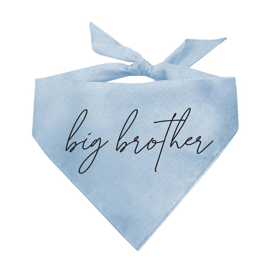 Big Brother Script Triangle Dog Bandana