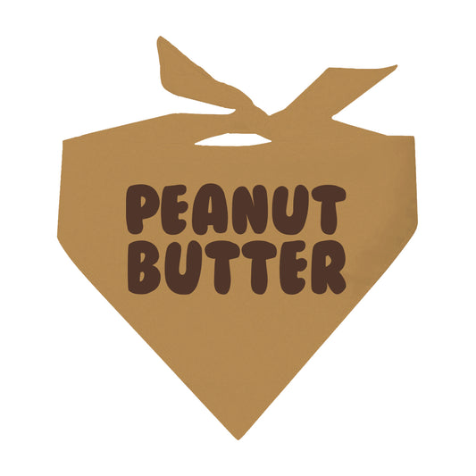 Peanut Butter Halloween Costume Triangle Dog Bandana