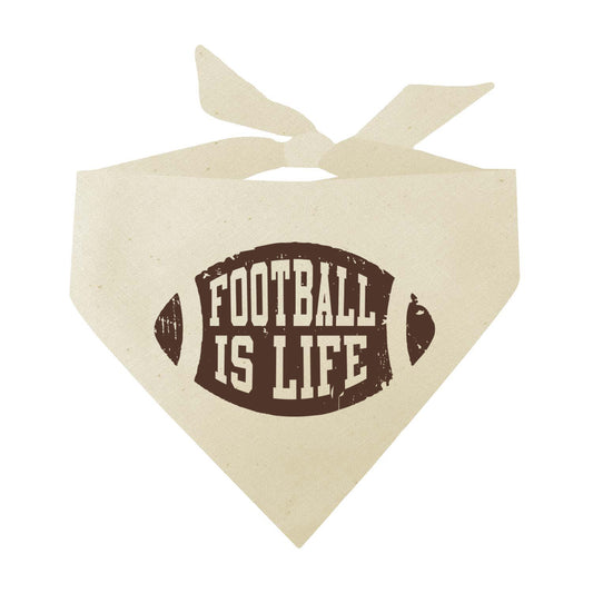 Football Is Life Triangle Dog Bandana