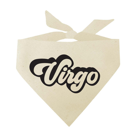 Virgo Zodiac Retro Style Horoscope Triangle Dog Bandana